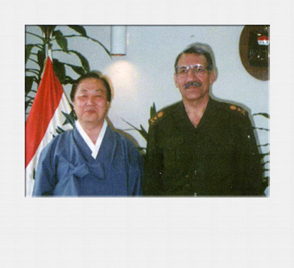 이라크 사파H자와드 前 석유성장관과 함께